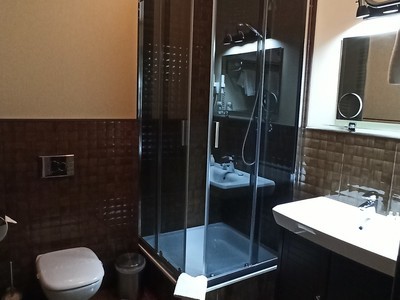 A bathroom in Hotel Chopin